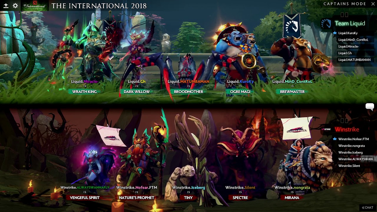 [EN] Liquid vs Winstrike BO2 - The International 2018 Group Stage