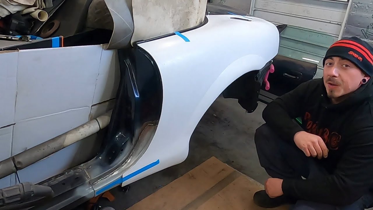 Ремонт задней арки, порога и крыла MX5 NB: часть 3