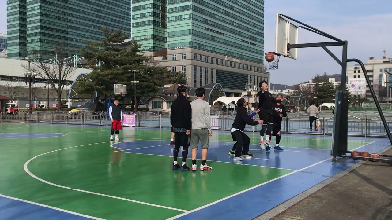 20260301 2 플랜비 농구/안양 평촌 중앙공원 농구/ 아침 농구/ 동네아저씨 농구