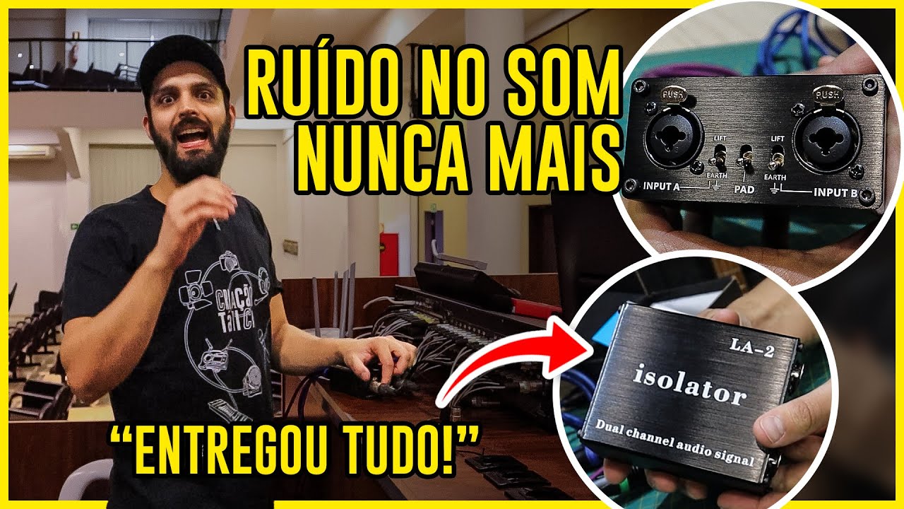 ESSA CAIXINHA PROMETE REMOVER RUÍDO E INTERFERENCIA DO SOM!😱