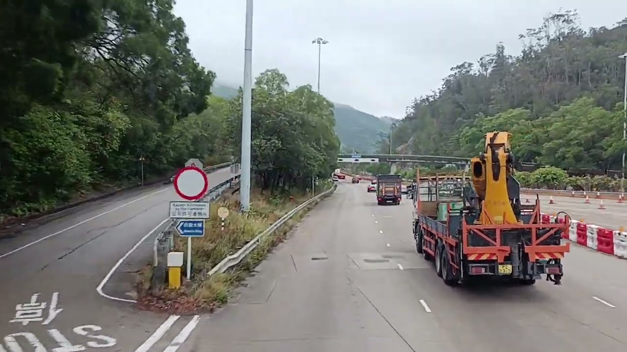 [S. E. of 268C + Spring Morning Exp.] KMB 268P bus ride from Shan Shui House to KT Ferry Pier B/T
