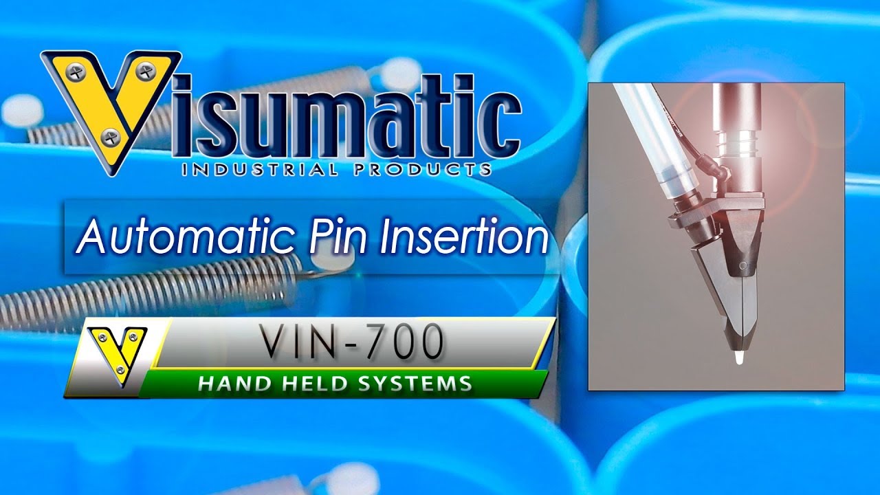 Automatic Pin Insertion ~ VIN-700 Handheld  Assembly Tool from Visumatic