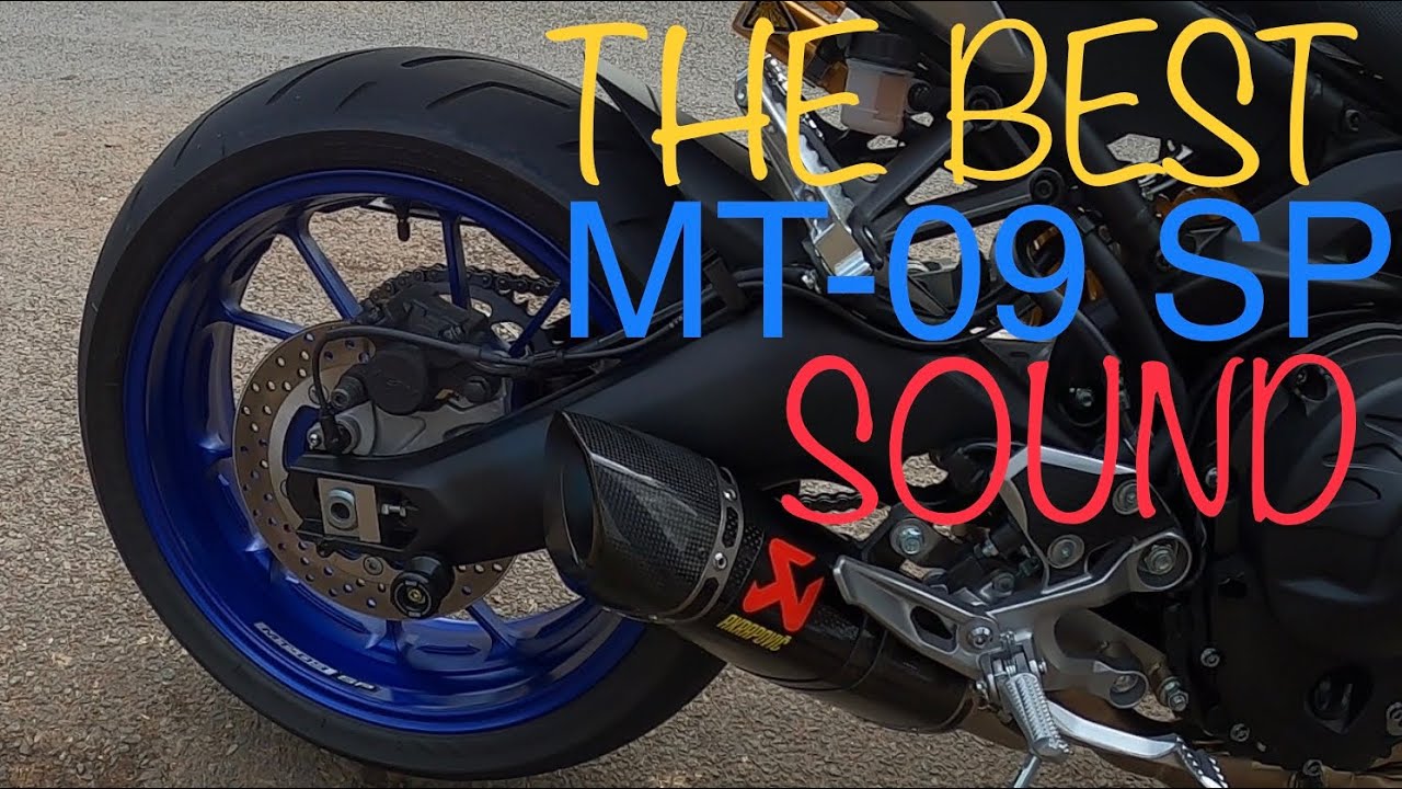 2020 Yamaha MT-09 SP/ FZ-09 AKRAPOVIC CARBON EXHAUST SOUND + FLYBY