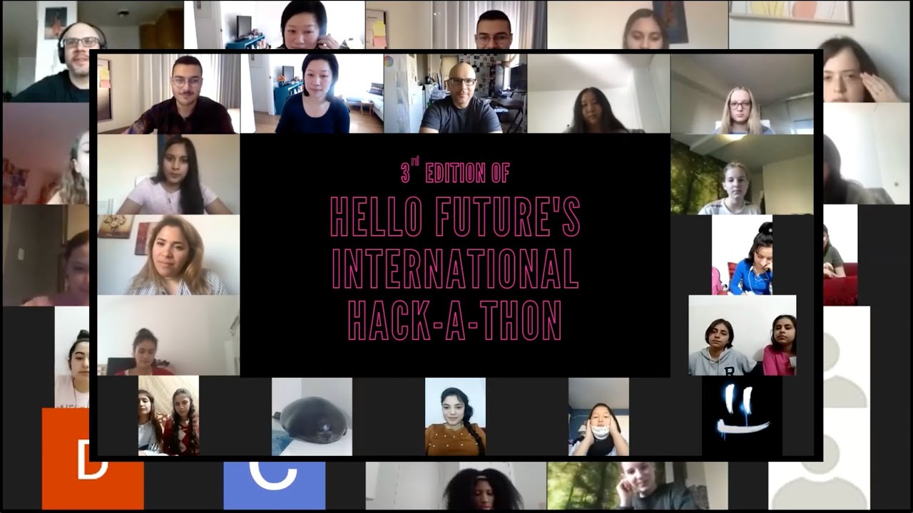 Hello Future: Refugee Youth and US Teens Design Thinking Hack-a-thon (Nov 2020 Edition)