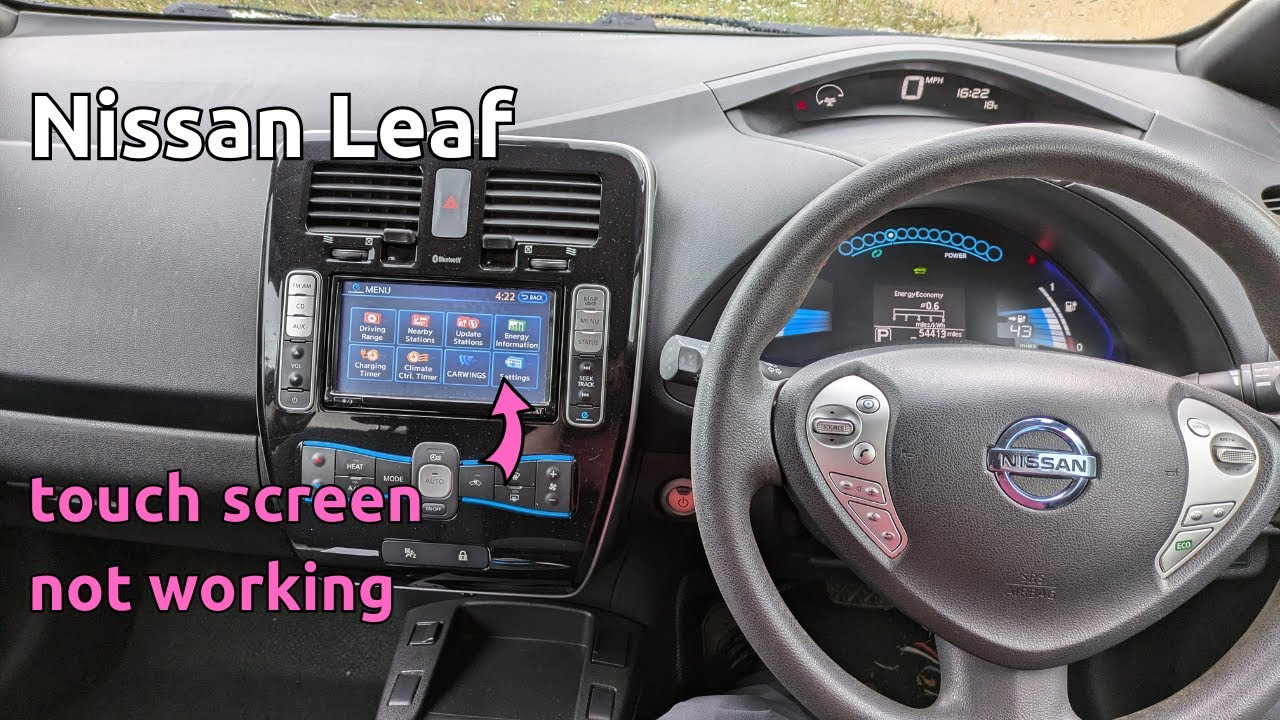 Сенсорный экран Nissan Leaf не работает (советы и калибровка экрана)