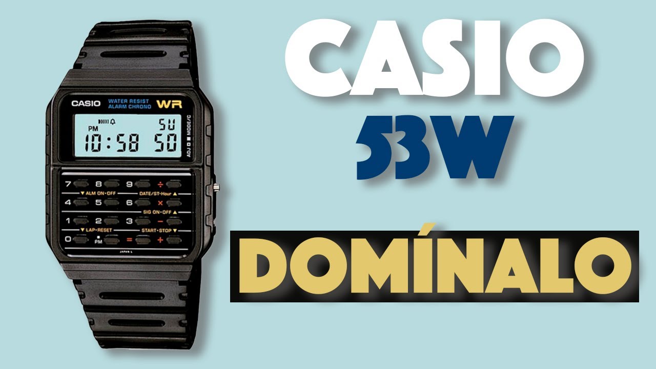 Casio 53W (calculadora) Inicio y Configuración