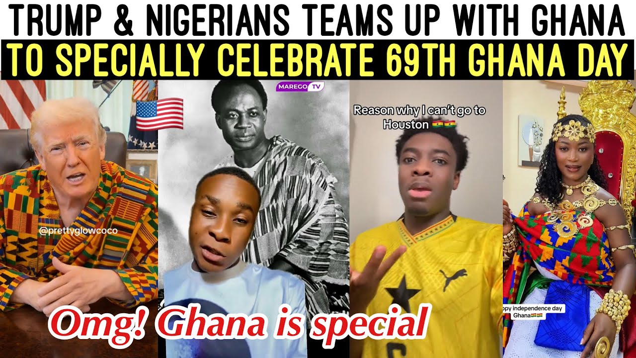 GHANA IS LIT🔥 PRESIDENT TRUMP 🇺🇸& NIGERIANS ABROAD SPECIALLY CELEBRATES 69TH GHANA DAY 