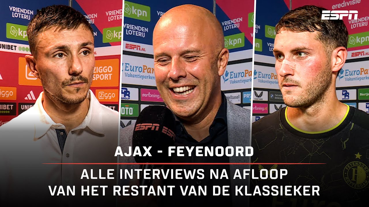 🎙️ INTERVIEWS na afloop van de door FEYENOORD met 0️⃣ - 4️⃣ gewonnen Klassieker 🔝