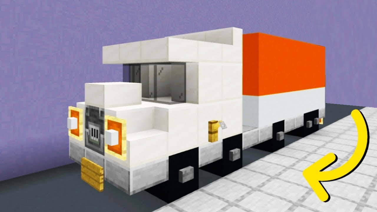 Minecraft Tutorial: How To Make A Truck 
