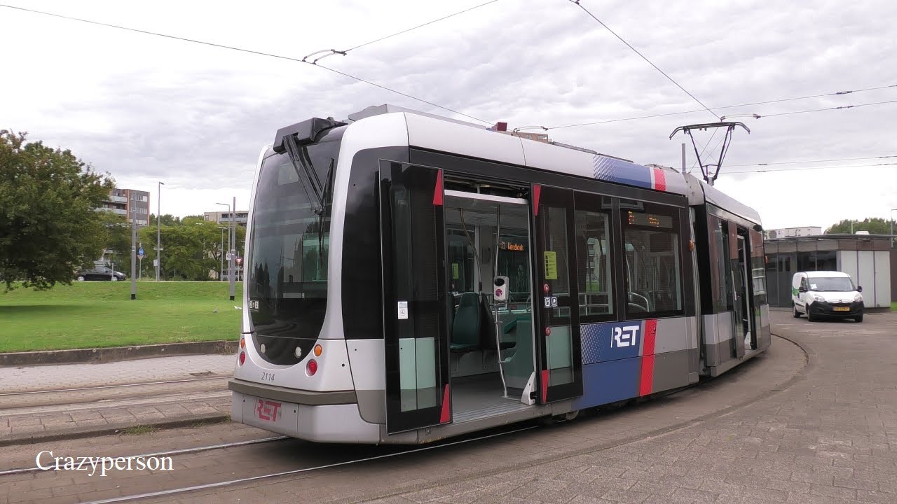 Trams en Tramrit Rotterdam Centraal - Kipstraat - De Esch | RET Tram 24
