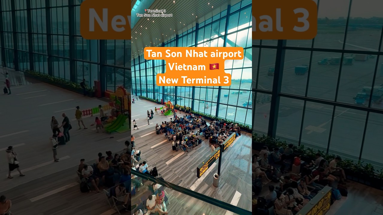T3 🛩️ 🇻🇳 #airport #tansonnhat #terminal3 #hochiminh #saigon #walkingtour #vietnam