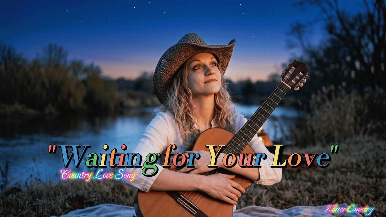 WAITING FOR YOUR LOVE (Female Vocal) | country love song | klaser country | official lyric video