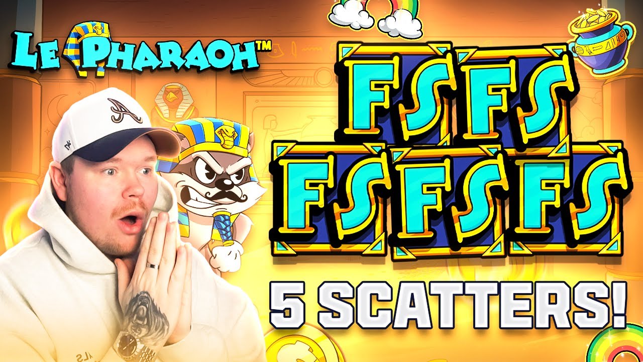 RARE 5 SCATTER BONUS ON LE PHARAOH!!!