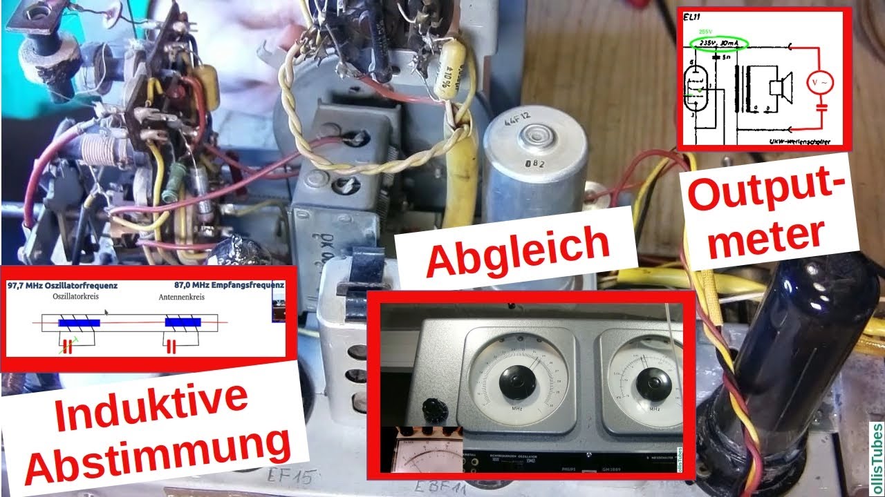 [152] Ukw Tuner, ZF Verstärker und Seilzug abgleichen - Blaupunkt NU670W Teil11