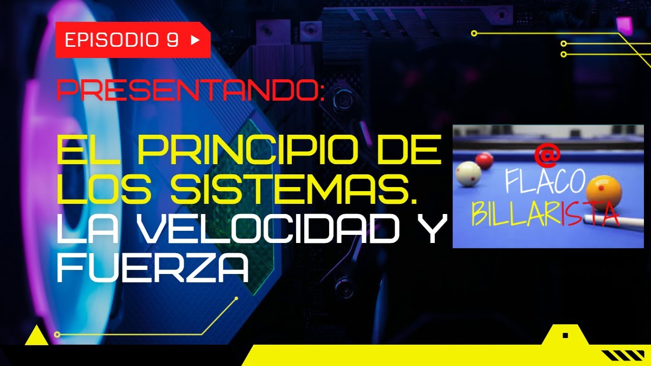 La fuerza y velocidad al tacar