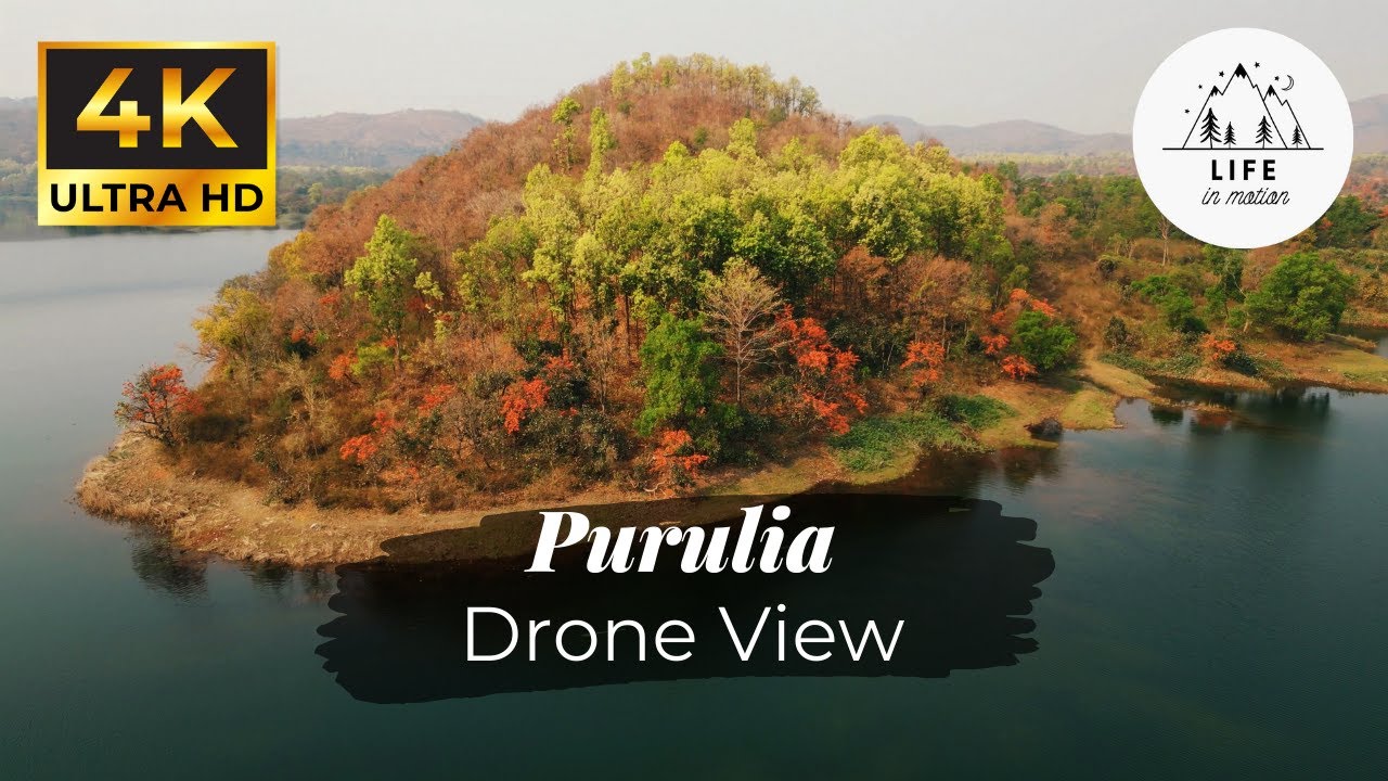Colors of Purulia in Spring | Purulia, Hundru Falls Drone View in 4K | Life in Motion