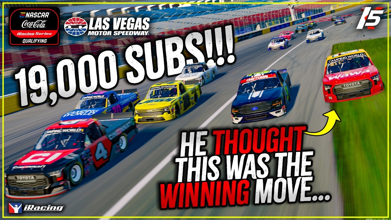 Coke Series Qualifying - Round 2 Las Vegas- iRacing NASCAR Gameplay
