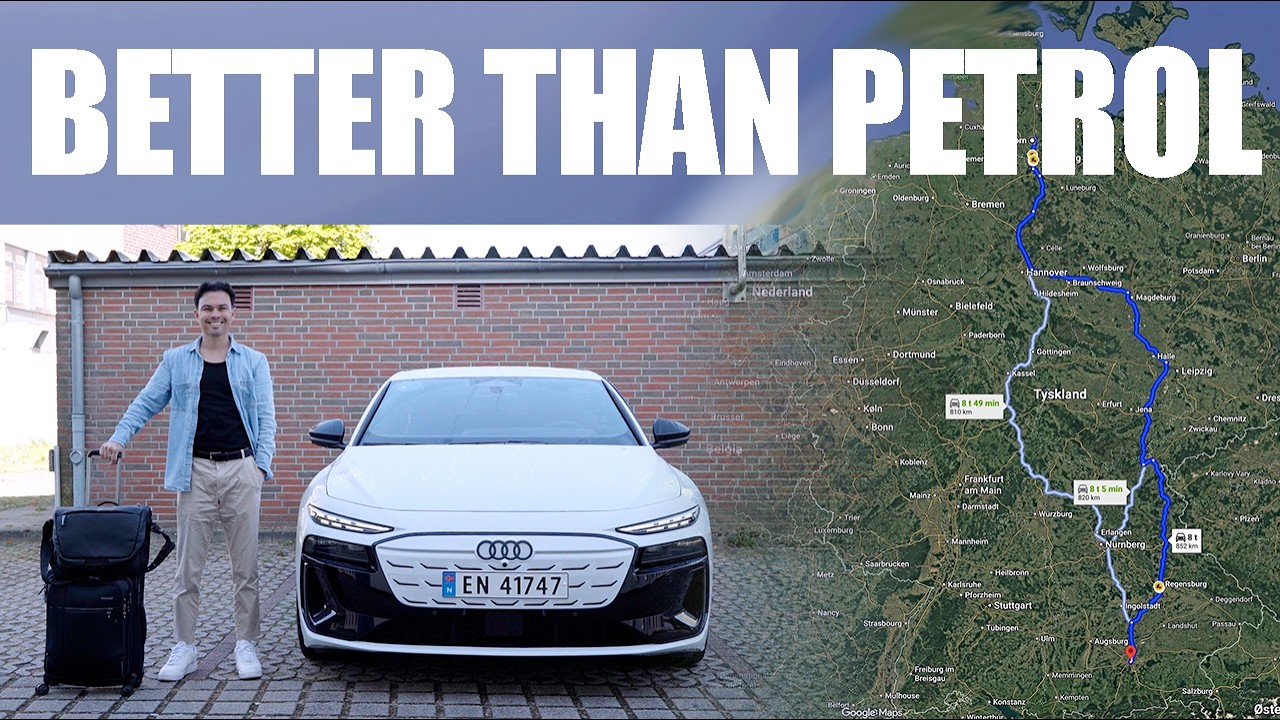 4000-километровое автопутешествие по Европе на Audi A6 Sportback e-tron Quattro | Гамбург - Мюнхе...