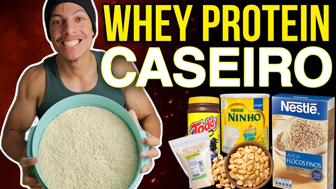 WHEY PROTEIN CASEIRO PARA GANHO DE MASSA MUSCULAR - (Melhor Suplemento)