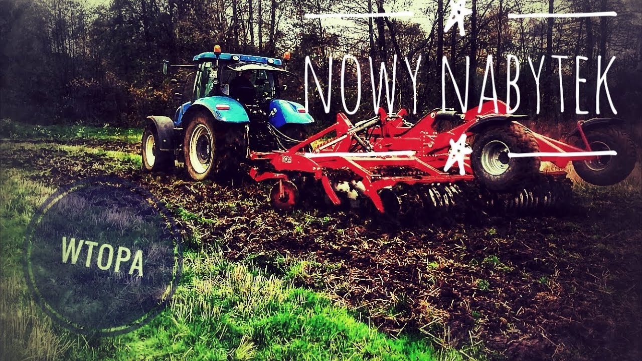*** Nowy Nabytek ***Talerzowanie Ugoru w Świątecznym Klimacie *** **New Holland T6.165**