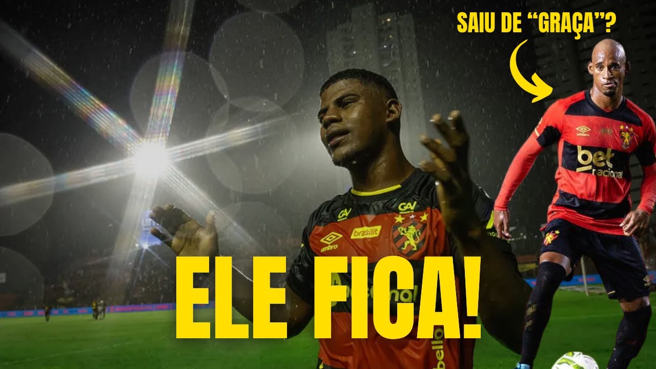 RAFAEL DE JESUS SAIU QUASE DE GRAÇA! | FÁBIO MATHEUS FICA E DEVE REFORÇAR O SPORT PRA SÉRIE B