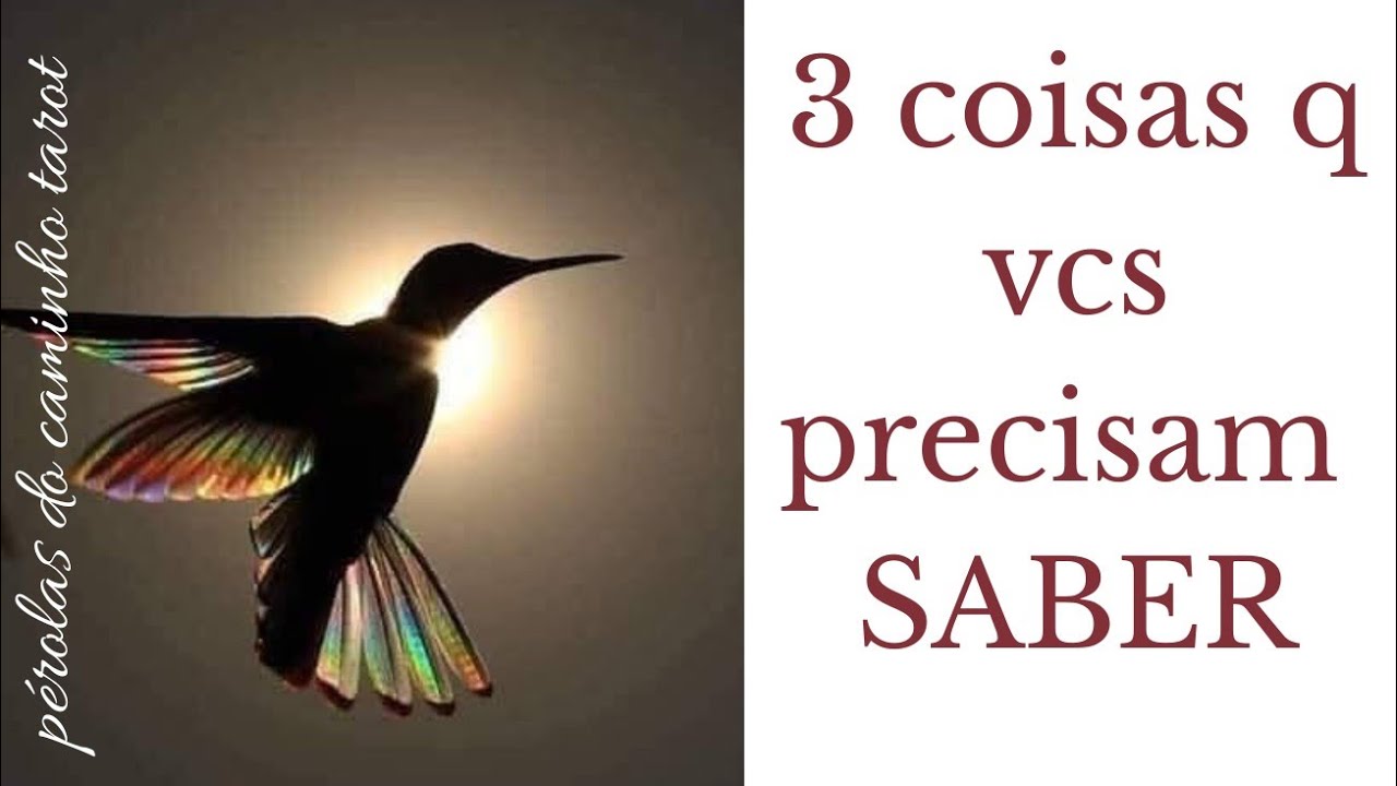 O que vc não está VENDO nesse momento? 🔮🔎