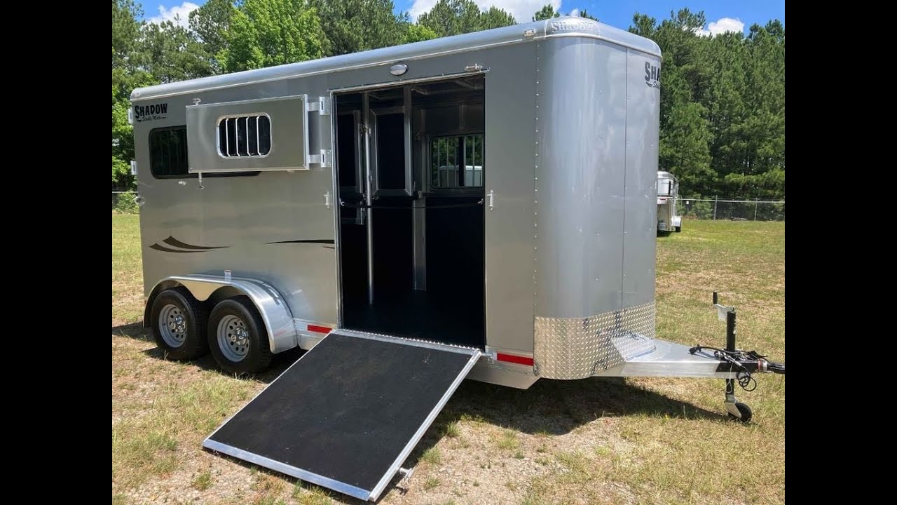 2023 New Shadow 2 Horse Kingmate Straight Load with Side Ramp! Save thousands!
