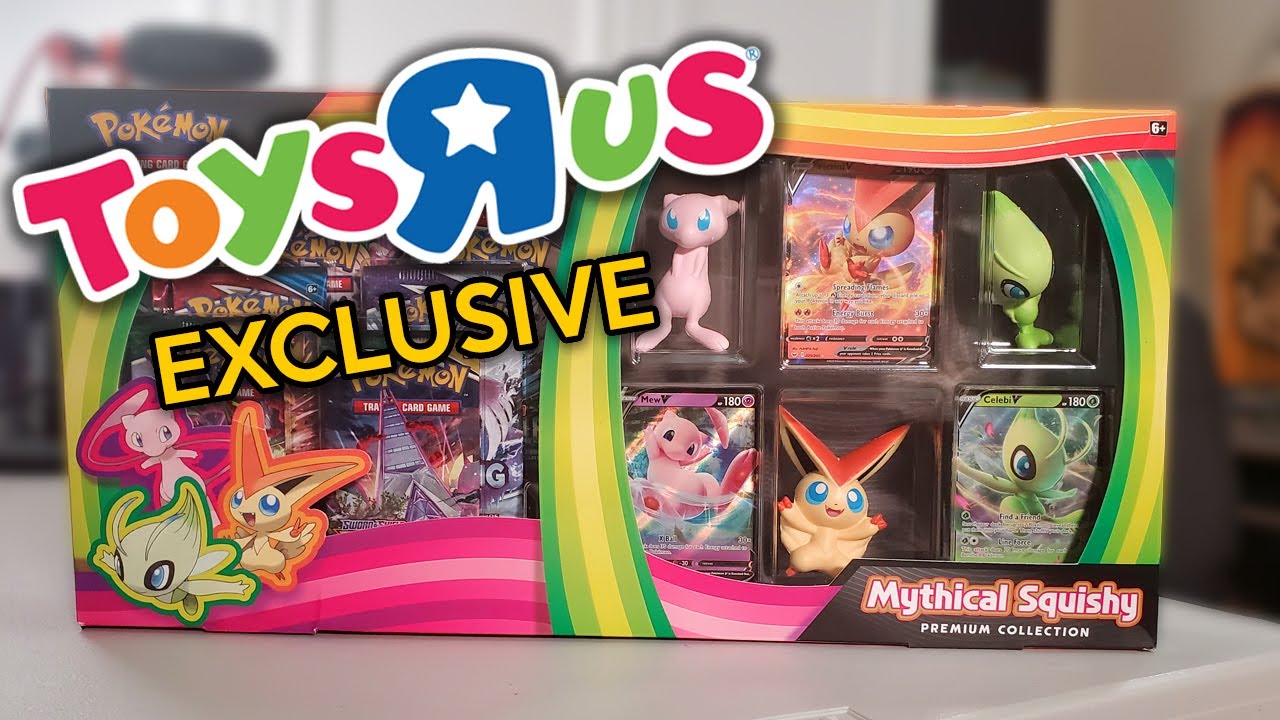 *Toys R Us Exclusive* Pokemon Mythical Squishy Premium Collection Box Opening