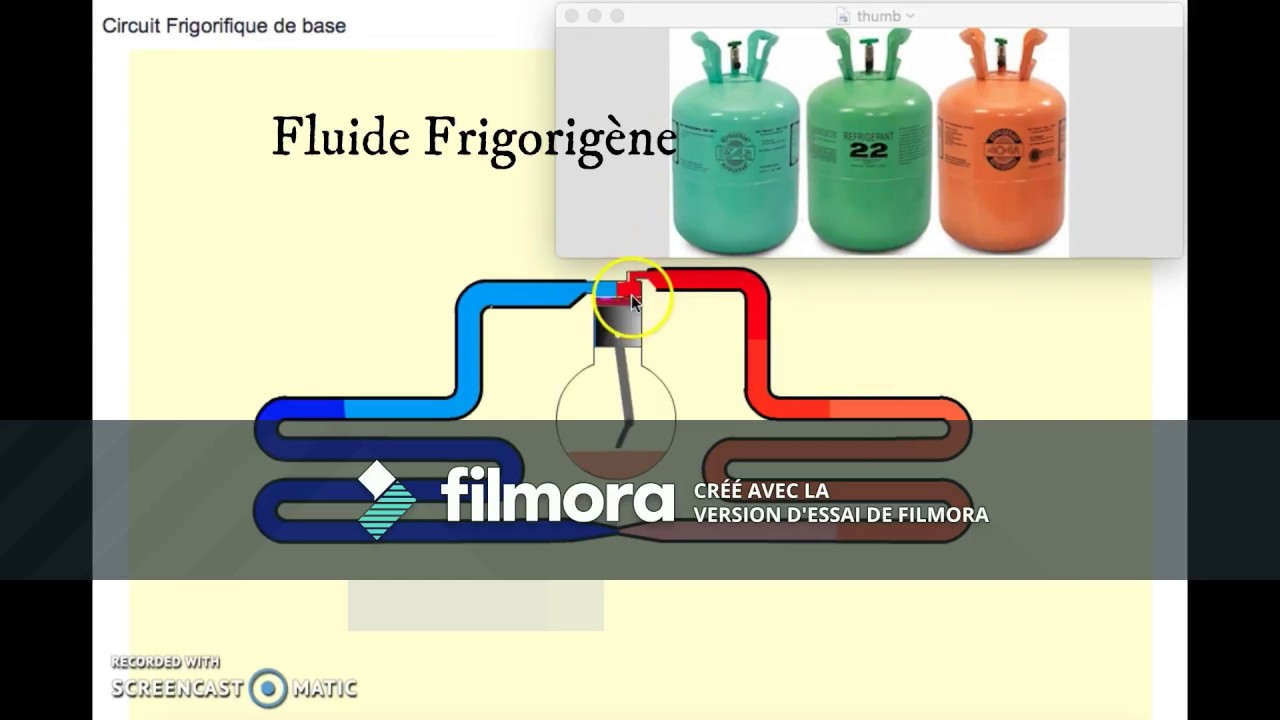 Circuit frigorifique de base بالدارجة المغربية