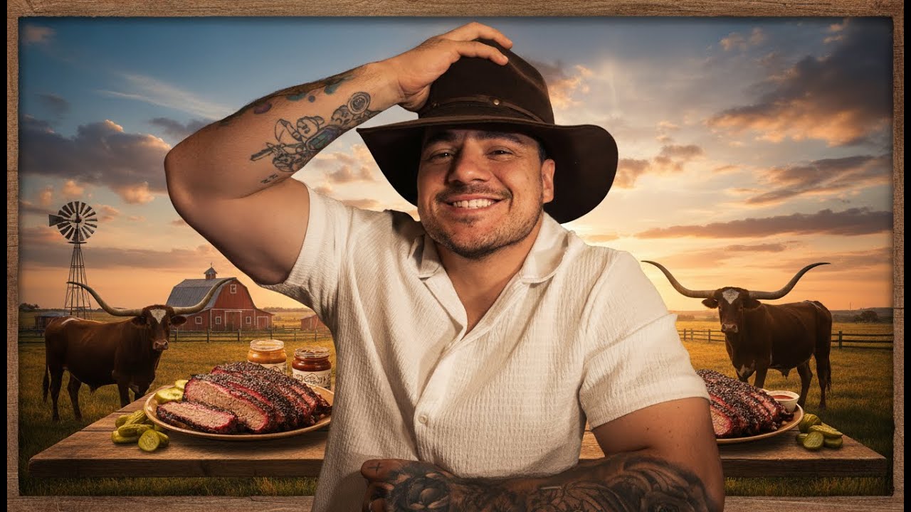 Fui pro TEXAS e encontrei uma LENDA! *Provando Churrasco Texano*