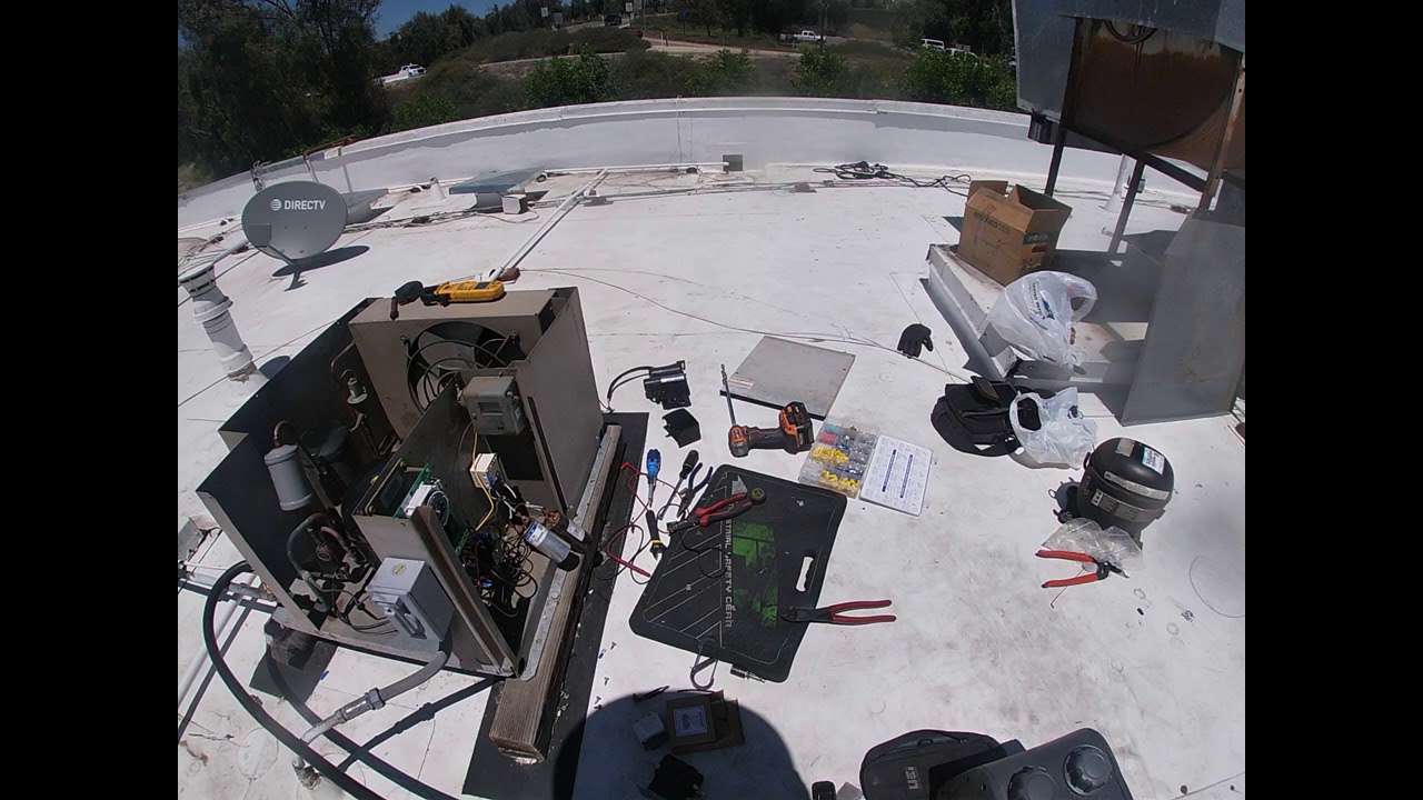 HVAC/R Walk In Cooler Compressor Change out