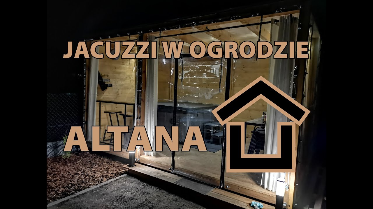 Jacuzzi ogrodowe, wanna spa - Altana pod wannę