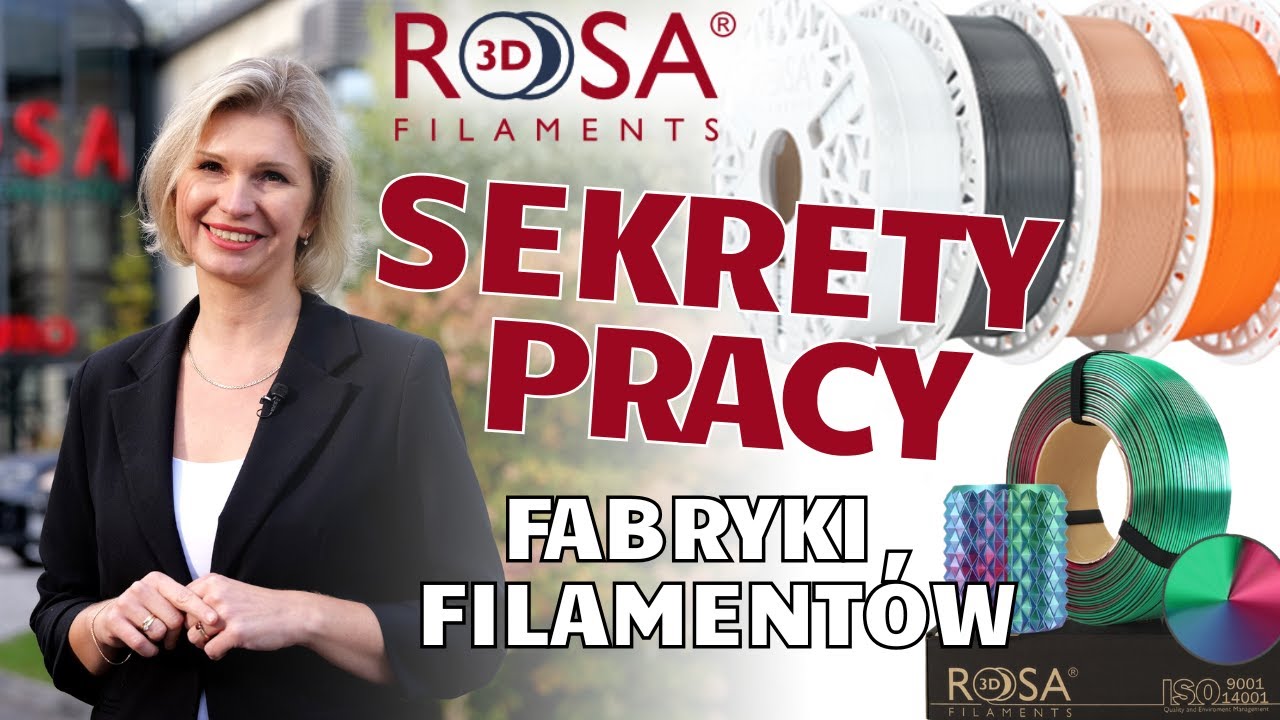Zajrzyj do polskiej fabryki druku3D! Jak powstają filamenty ROSA3D?
