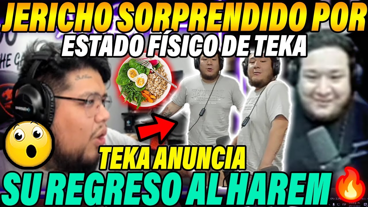 😲JERICHO QUEDA SORPRENDIDO CON NUEVO F&Iacute;SICO DE KINGTEKA🔥TEKA SOLTERO NUEVAMENTE REGRESA AL HAREM😲