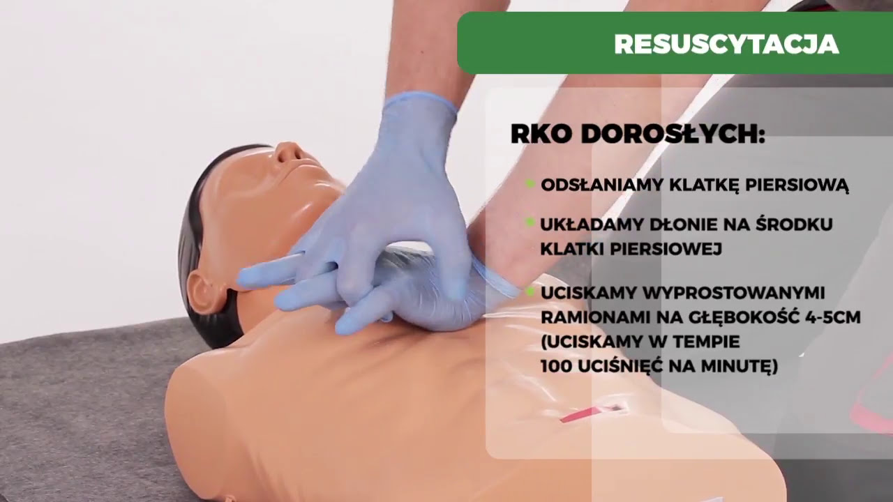 RESUSCYTACJA (RKO) DOROSŁYCH - PIERWSZA POMOC PRZEDMEDYCZNA
