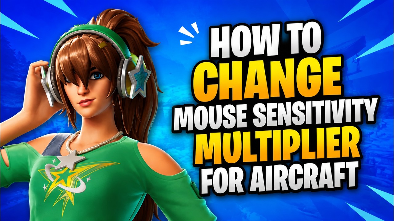How To Change Mouse Sensitivity Multiplier For Aircraft In Fortnite