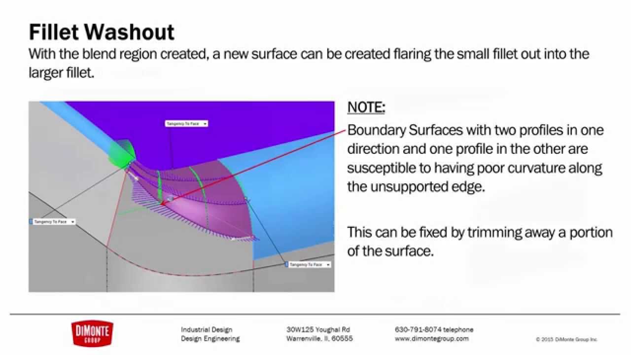 Surfaces & Splines | 16- Fillet Washout