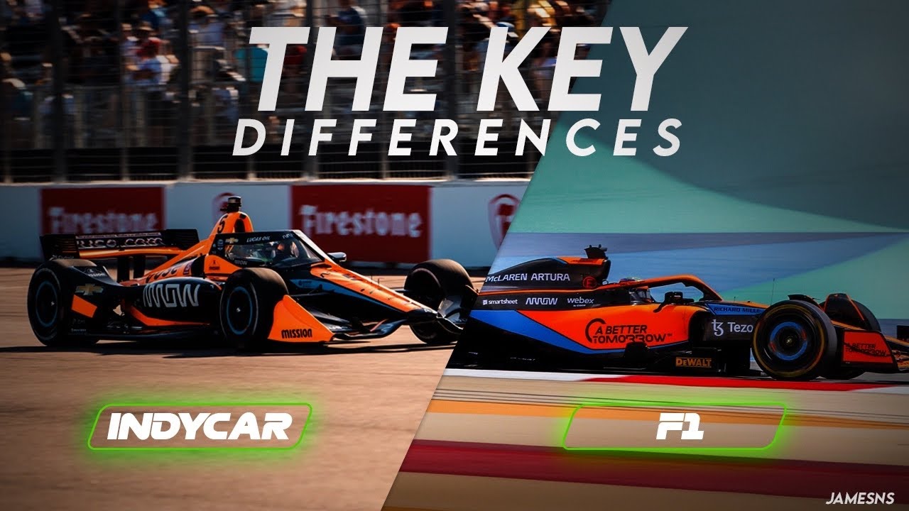 Formula 1 VS IndyCar - The Key Differences (Starts, Push to Pass, Pit stops and More!)