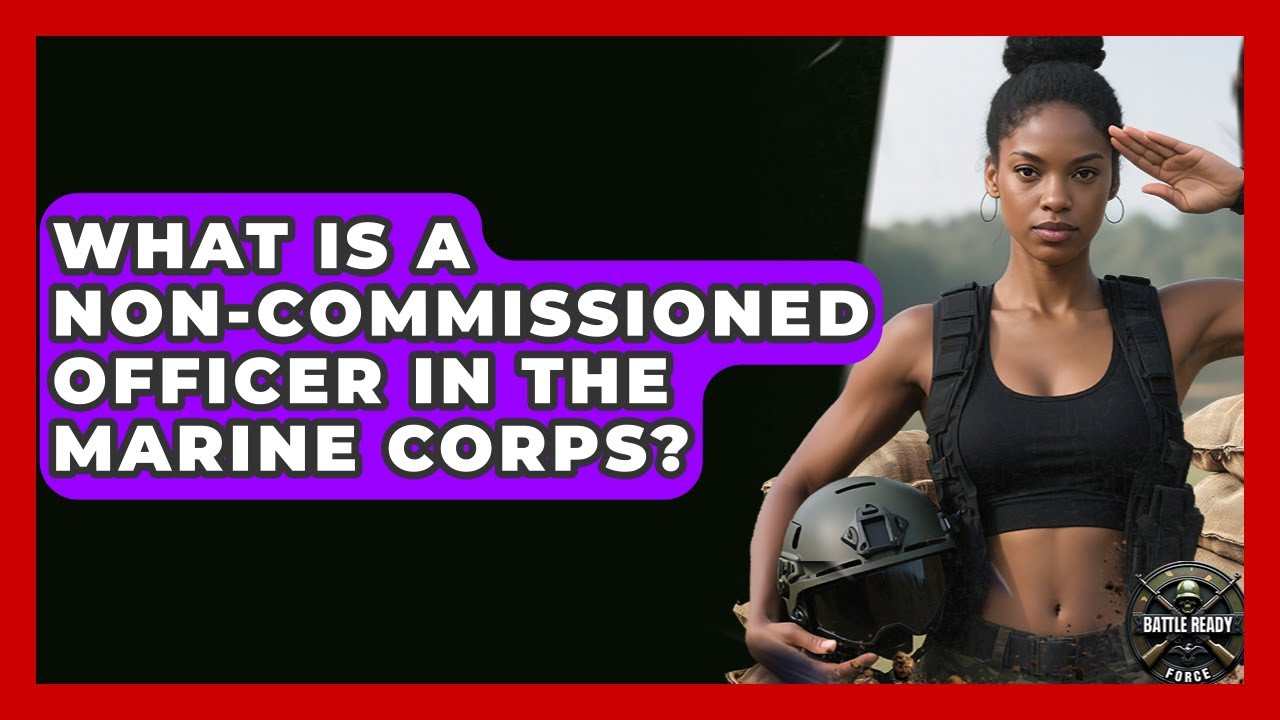What Is A Non-Commissioned Officer In The Marine Corps? - Battle Ready Force