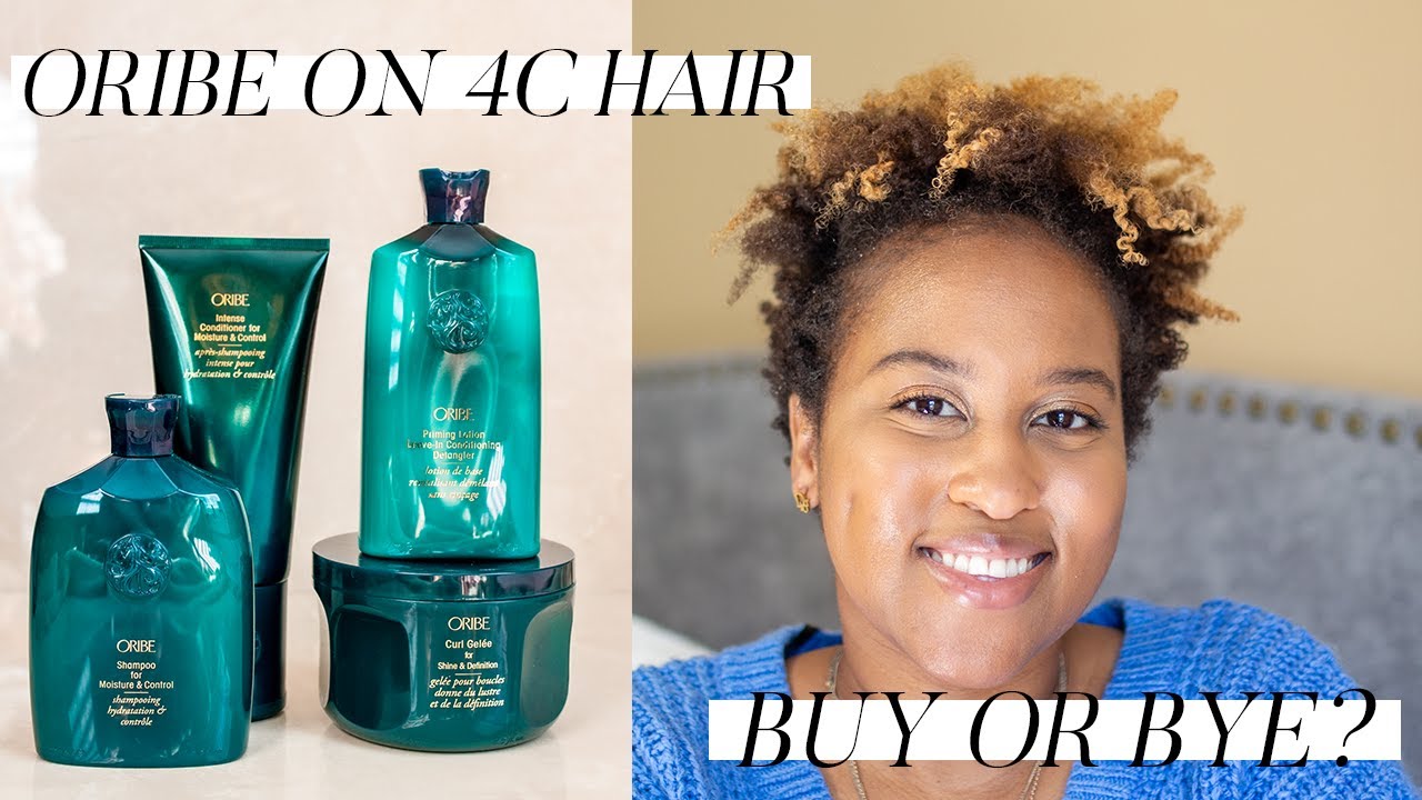Oribe Moisture & Control Review | Demo & First Impression | Luxury Hair Products for 4c Natural Hair
