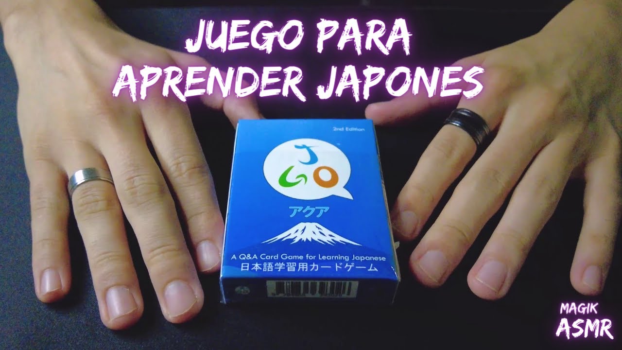 ASMR Juego de cartas para aprender japones | MagiK