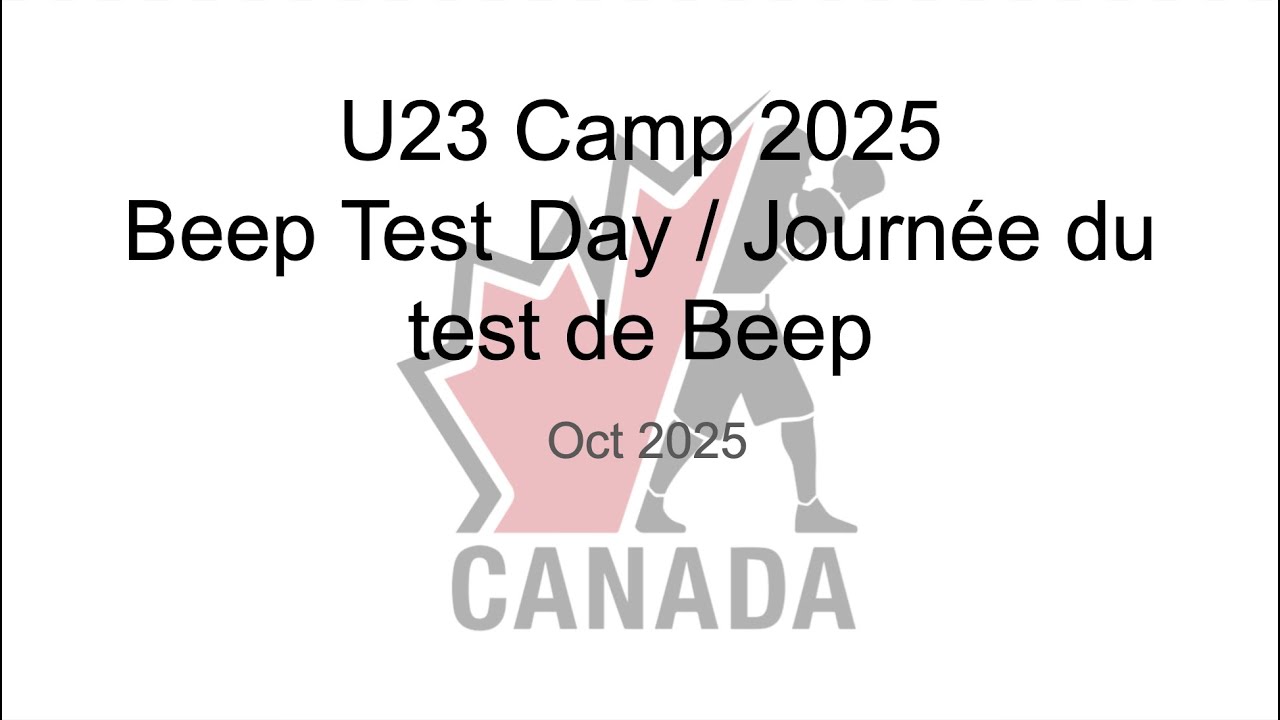 Boxing Canada U23 Camp 2025