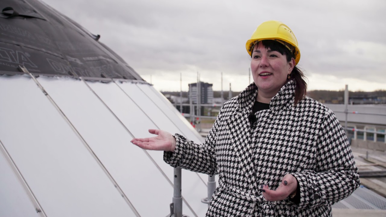 TU Delft - Renovation of the Dome Plating | Reactor Institute Delft
