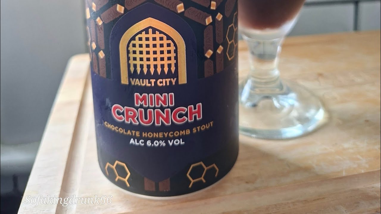 Vault City Mini Crunch Chocolate Honeycomb Stout 6% SCOTLAND 🏴󠁧󠁢󠁳󠁣󠁴󠁿 