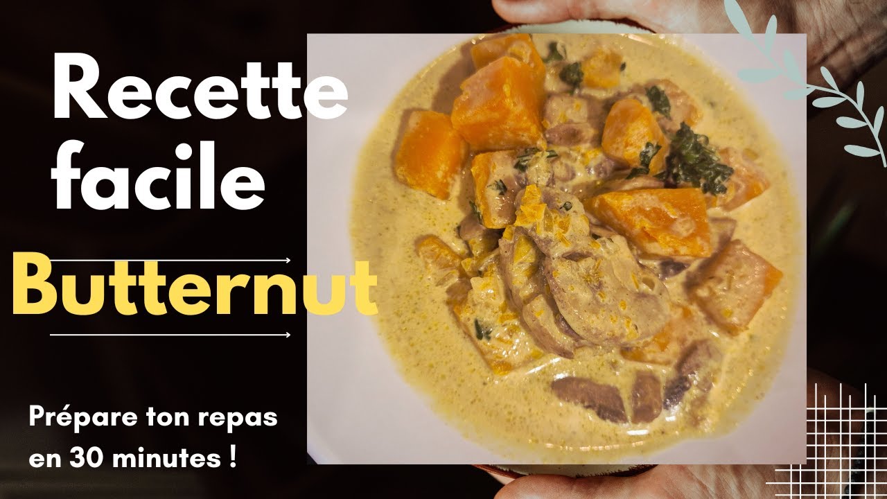 Curry de BUTTERNUT et champignons: Un vrai délice !