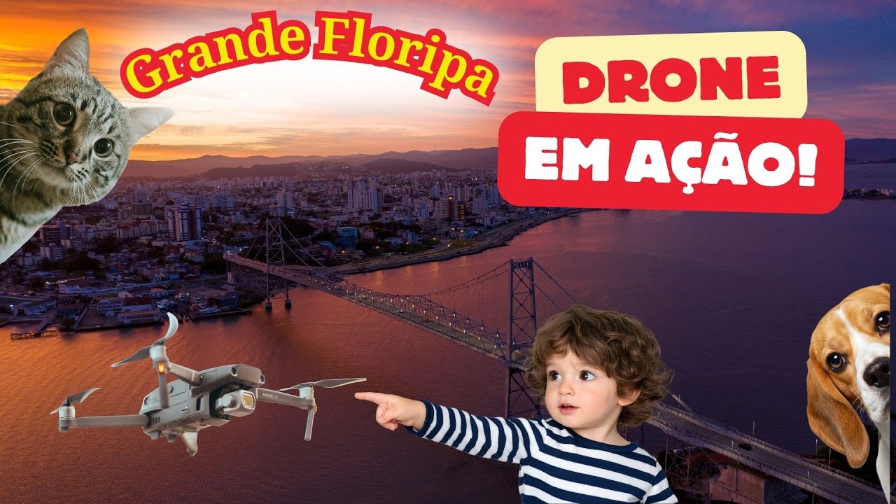 Drone na  grande Floripa #floripa #drone