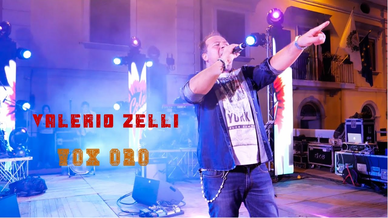 Valerio Zelli ( vox ORO ) Vivo per lei - ColaDrinkFestivalBar 2018. Regia Enzo De Vito