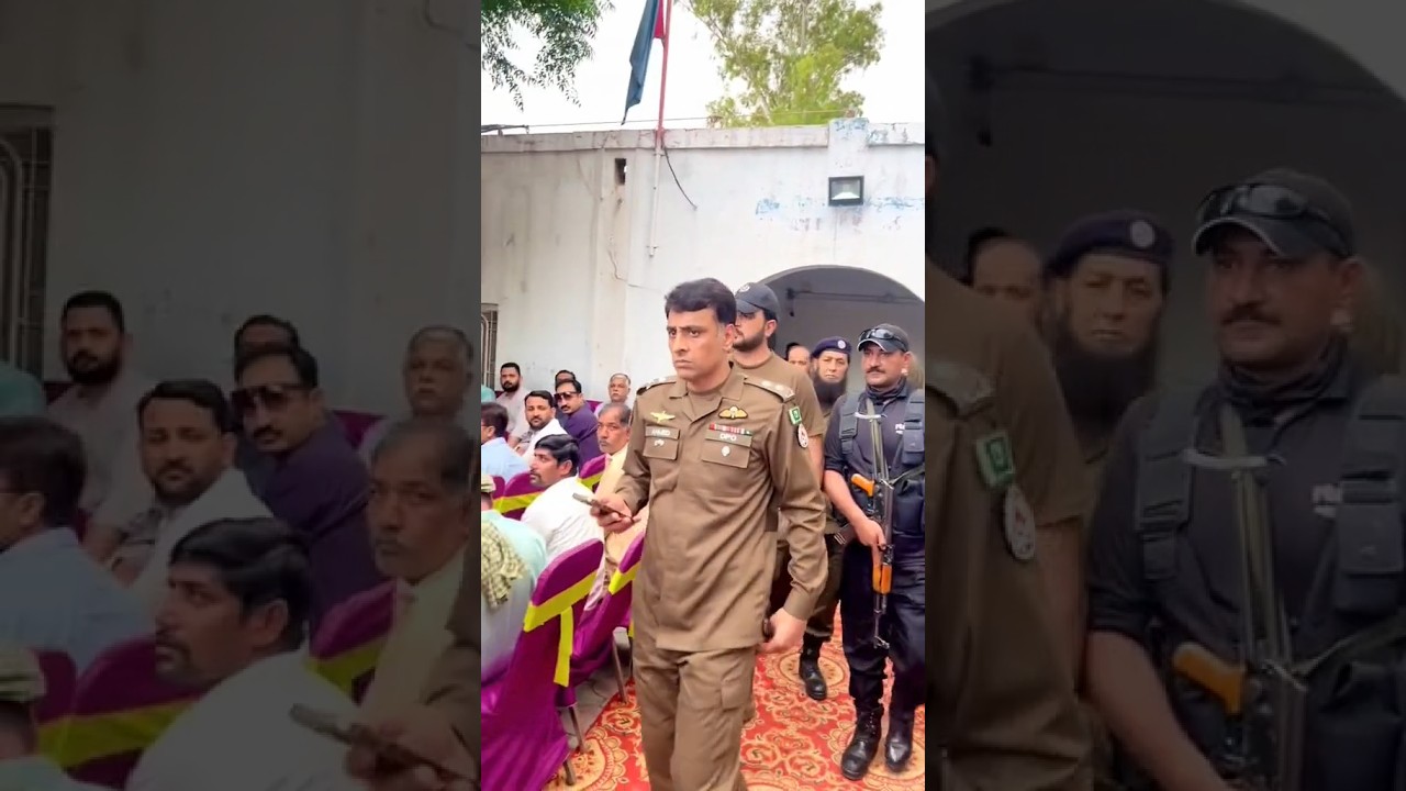 Great Police Officer DPO Mandi Bahauddin SSP Mr Ahmad Mohiuddin #shorts #police #policejobs #viral