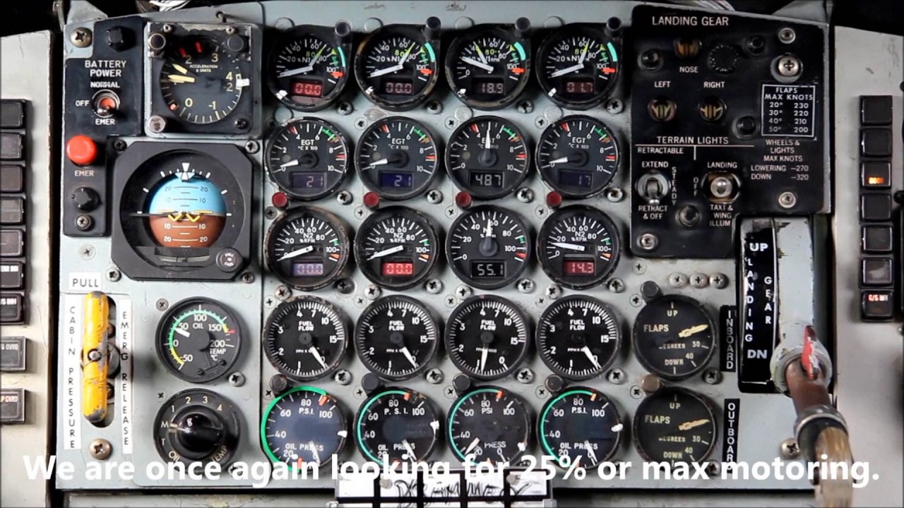 KC 135 Engine Start Narrated