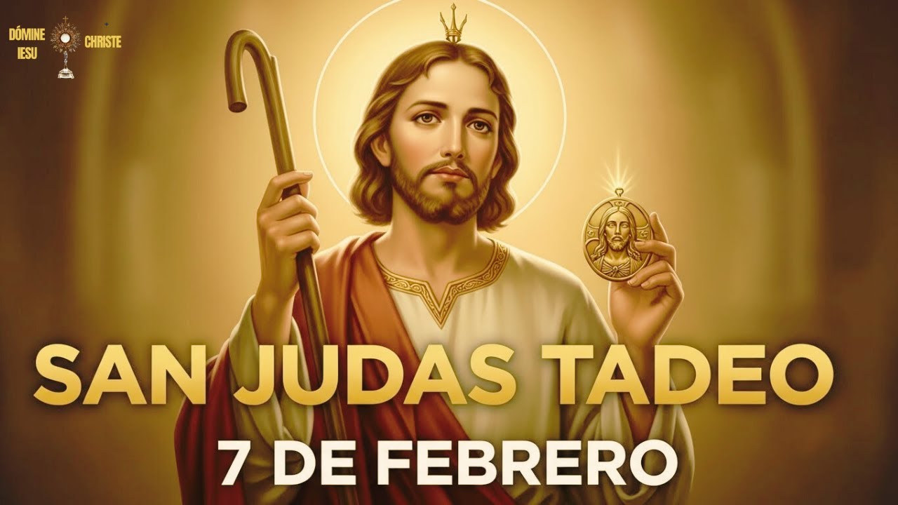 El Rosario a SAN JUDAS TADEO que debes escuchar hoy: ¡Ten Fe 7 de febrero